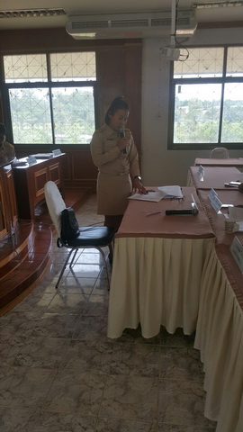 การประชุมสภา อบต ตะกุกเหนือสมัยสามัญ สมัยที่3 ครั้งที2ประจำปี 2562 